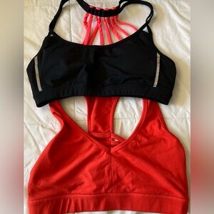 Forever 21 Black and Red Sports Bras